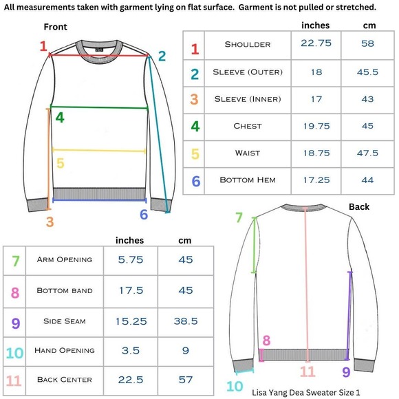 Lisa Yang Dea Sweater and Vivi Pant Set Lavender Purple Cashmere Size 1 NWT $975 - Picture 13 of 16